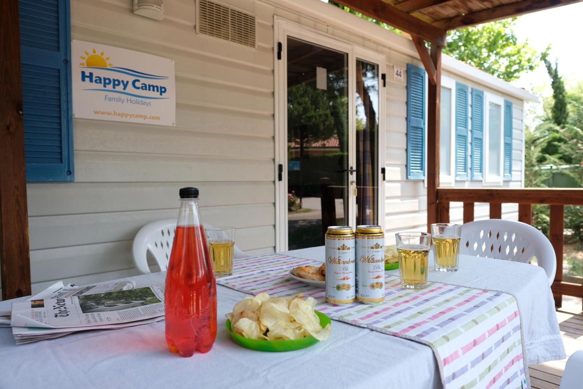 Happy Camp Mobile Homes In Camping Village Rosapineta Rosolina Mare Exterior foto