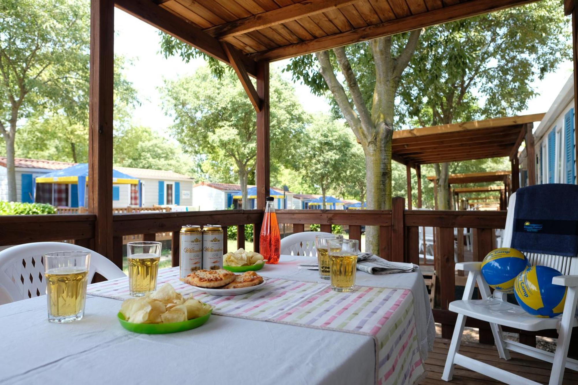 Happy Camp Mobile Homes In Camping Village Rosapineta Rosolina Mare Exterior foto